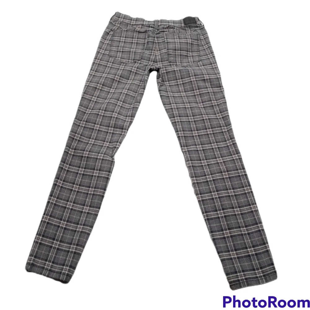 ❤️American Eagle Plaid Super Stretch Pants Trousers Size 6 - Picture 8 of 9